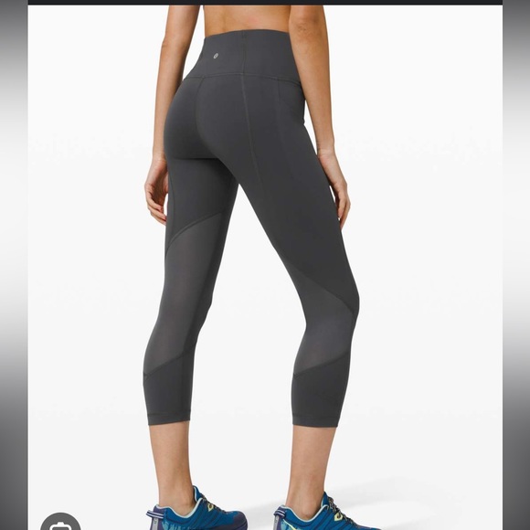lululemon athletica Pants - Lululemon Pace Rival Leggings High-Rise Crop 22, Graphite Grey